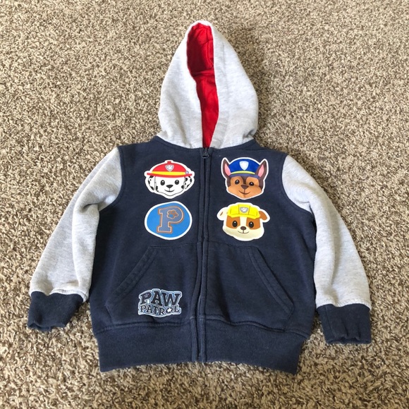 paw patrol hoodie toddler